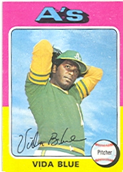1975 Topps Baseball Cards      510     Vida Blue